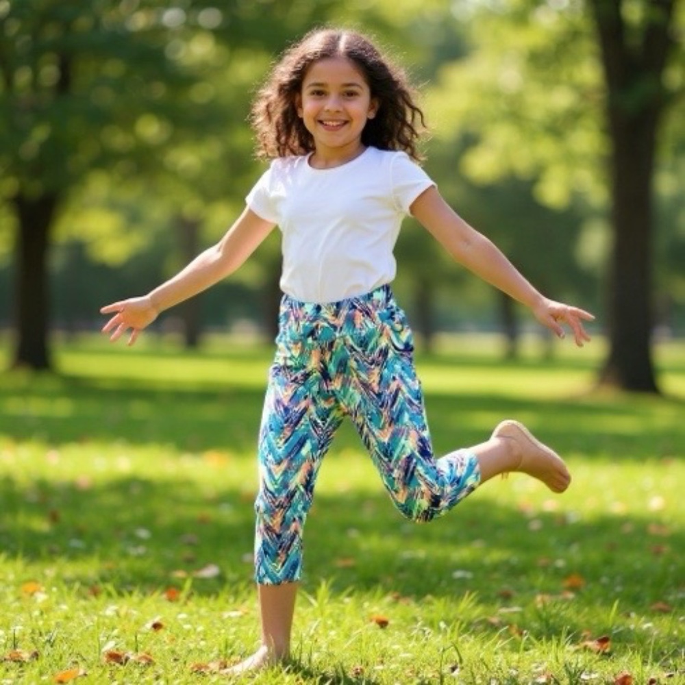NWT - RBX brand capri leggings for girls - SZ 6X